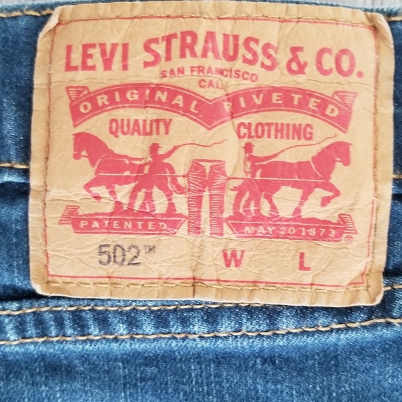 Levi’s 502 Men’s‎ Taper Fit Jeans Size: 46 - Picture 6 of 8